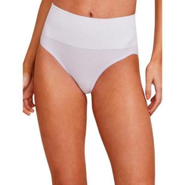 Imagem de Calcinha Cintura Alta Em Microfibra Canelada Coleção Free HOPE Lingeri