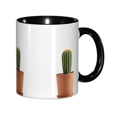 Imagem de Zeraoke Canecas de café criativas com estampa de plantas, personalizadas, presente para a família, tamanho de 325 ml, unissex