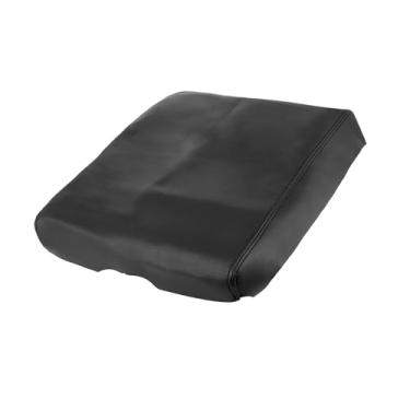 Imagem de A ABSOPRO Tampa do console central do carro, apoio de braço, capa protetora de couro de microfibra de substituição para Nissan Titan 2004-2014, tampa do apoio de braço, não inclusa, preto item de