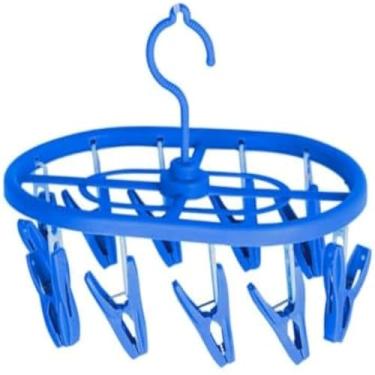 Imagem de Varal oval pequeno para roupas delicadas, facil, leve e pratico, sortido. - Cores sortidas