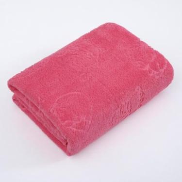 Imagem de Toalhas Material de Microfibra Premium Multicolorido AgradáVel ao Toque Altamente Absorvente Ideal para Usar ApóS o Banho para Promover o Relaxamento(VERMELHO)