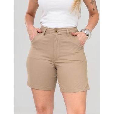 Imagem de Shorts bermuda jeans molinho meia coxa sem lycra com bolsos super na m