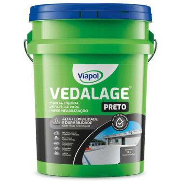 Imagem de Manta Líquida Asfáltica Vedalage Preto 18L Viapol
