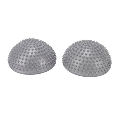 Imagem de TARSHYRY Pods de Equilíbrio, Treinador de Estabilidade Semicírculo de 2 Peças Com Pontos Elevados para Equilíbrio Corporal Central, Crianças Praticam Exercícios de Reabilitação de Ioga, (cinza)