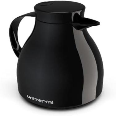 Imagem de Garrafa Termica Bule C/Gatilho 1,0 Litro Cafe - Preto
