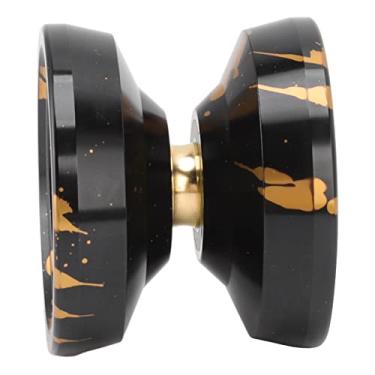 Imagem de aqxreight Black Gold Yoyo Advanced Player Engraçado e Elegante Liga Yoyo Brinquedo Presente de Aniversário para CompetiçãO Puxando ioiô Jogando é O que Tem O ioiô está Carregando Jogo Devolvido