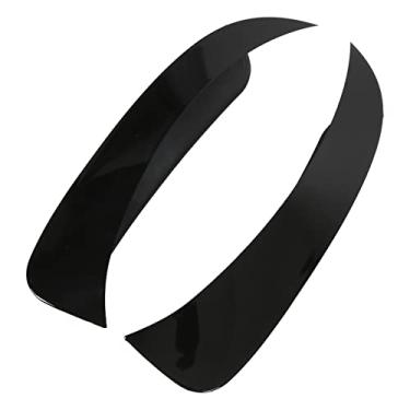 Imagem de aqxreight Substituição de Aletas de Spoiler de Para-choque Traseiro Brilhante de 2 Peças para GLA Classe X156 GLA200 260 GLA45 AMGLine 20132019 GLA45 AMG‑Line Quali Guarnição de Ventilação de