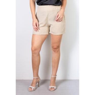 Imagem de Short Fluffy Alfaiataria com elástico Feminina-Feminino