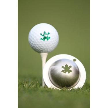 Imagem de Tin Cup Estêncil de marcação de bola de golfe Rip It, aço