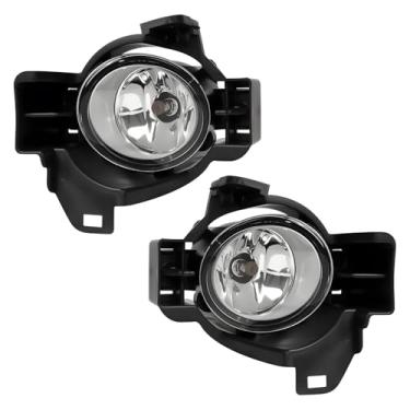 Imagem de Conjuntos de faróis de neblina adequados para Nissan Altima 4DR 2010-2012 com interruptor e chicote de fiação