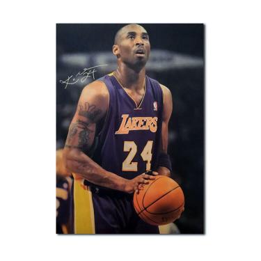 Imagem de Imagem de arte de parede de pôster Kobe Bryant Anime Art 51x35,5 cm