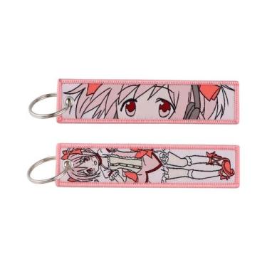Imagem de Chaveiro Unissex De Anime Bordado Para Motocicletas E Carros Acessório