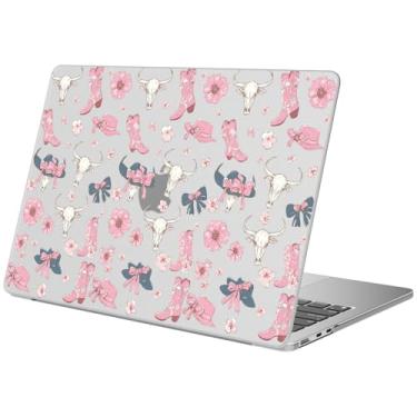 Imagem de BlHMCASE Compatível com MacBook Air de 13 polegadas M1 A2337 A2179 A1932 2022 2021 2020 2020 2019 2018, capa rígida protetora rosa fofa para MacBook Air de 13,3 polegadas