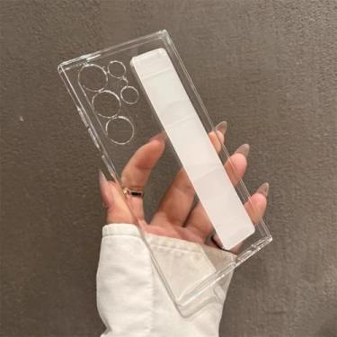 Imagem de Capa de luxo ultrafina em silicone elástico fosco à prova de choque para Samsung S25 Edge S24 S23 Ultra Plus (para Samsung S24/Transparente)