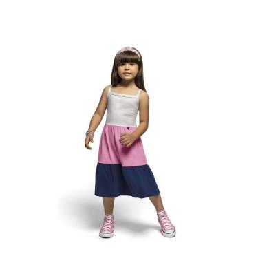 Imagem de Vestido Três Marias Longo Moda Infantil Verão Alça Casamento - Trick N