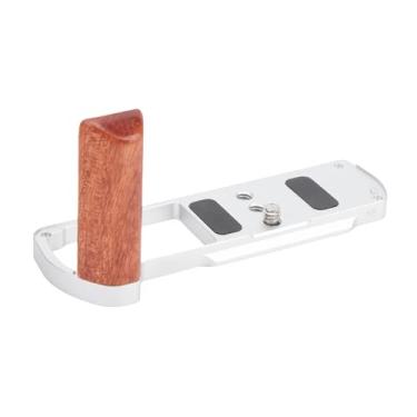 Imagem de aqxreight Punho de Mão Em Forma de L para Câmera S9 - Suporte Em L de Liga de Alumínio Com Placa QR e Orifício de Parafuso de 1/4" - Ajuste Seguro, Compatível Com tripé, Acessório para Fotografia e