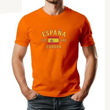 Imagem de Camiseta Masculina ESPANHA Exclusiva Algodão Premium-Masculino