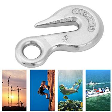 Imagem de SPYMINNPOO Gancho de Pressão Durável de Aço Inoxidável para Levantamento de Olhos para Caiaque de Barco, Gancho de Pressão de Metal Resistente para Remo, Acessório Prático de Barco para Entusiastas