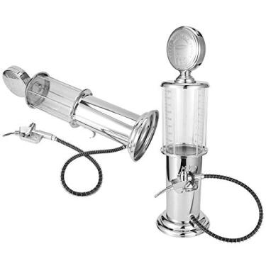 Imagem de Dispenser de vinho em forma posto gasolina recipiente para bebidas alcoólicas cerveja e festa casa fácil dispensar materiais grau alimentar tampa esta