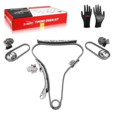 Imagem de YA-MAYPAY Conjuntos de kits de corrente de distribuição compatíveis com 2002-2007 G35,2003-2007 FX35,2003-2007 FX45,2005-2007 M35,2005-2007 M45, para Teana 2004-2007, 2004-2007 2 a 2000 7 350Z VQ23DE