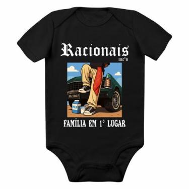 Imagem de Body Racionais Mcs Rap 100% Algodão Suedine Qualidade AAA+ Diferencial