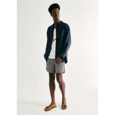 Imagem de Shorts De Banho Masculino Listrado-Masculino