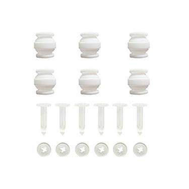 Imagem de (6 peças) Substituição de bola de borracha para amortecedor de choque Gimbal para câmera DJI Phantom 3 peças de reparo de amortecedor de borracha