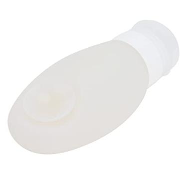 Imagem de aqxreight Garrafa de Viagem Inovadora Com Ventosa Frasco de Armazenamento Cosmético de Silicone Portátil para ExteriorRoxo que é Garrafa de Viagem AmbientalRecipiente de ViagemGarrafa de (Branco)