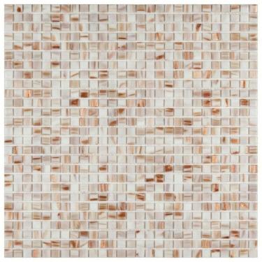 Imagem de Kit 1m² Pastilha de Vidro 30cm X 30cm Branco