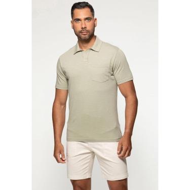 Imagem de Camisa Polo Flamê Bolso Verde-Masculino