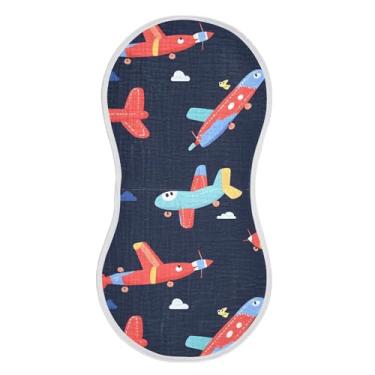 Imagem de xigua Conjunto de 1 panos para arrotos de musselina de desenhos animados, super macios e absorventes, roupas de arroto de algodão, presente de chá para recém-nascidos, bebês meninas e meninos