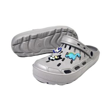 Imagem de Sandálias De Praia Masculinas Casuais Antiderrapantes Em EVA, Tipo Clo