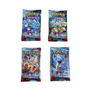 Imagem de Cartas Pokémon 360 Peças Evoluções Prismáticas Chamas Obsidianas PALDE