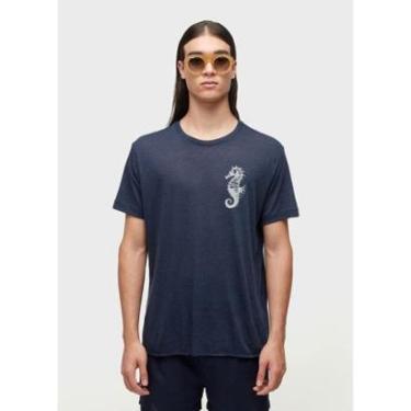 Imagem de T-shirt seahorse light linen OSKLEN-Masculino