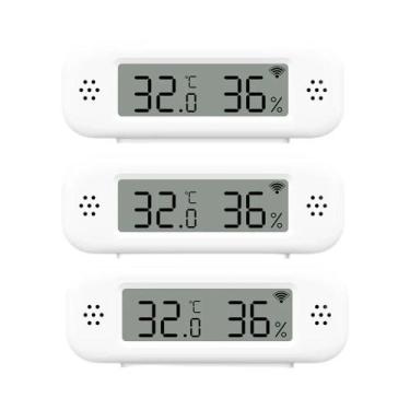 Imagem de Sensor De Temperatura E Umidade WiFi Inteligente Com Alarme Remoto via