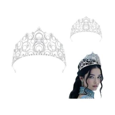 Imagem de Fantasia De Cosplay Glinda a Bruxa Boa Para Adultos Vestido Rosa De Fa