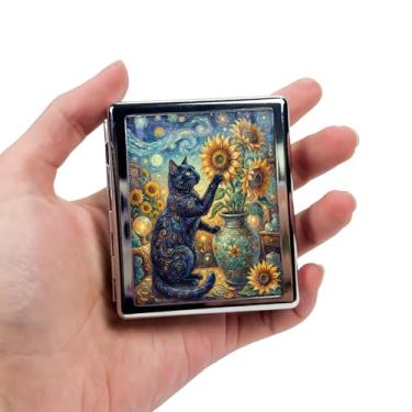 Imagem de DingRound Organizador de comprimidos de metal para 7 dias, estojo semanal para comprimidos com 8 compartimentos, caixa de comprimidos de viagem para bolsa e bolso, pequeno organizador de medicamentos