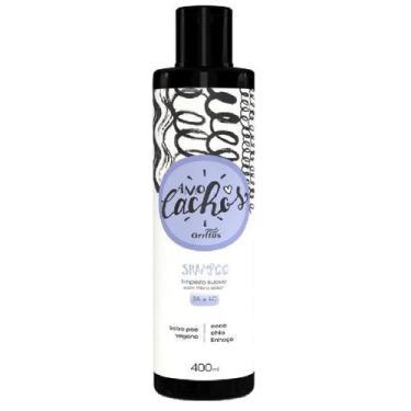 Imagem de Shampoo Baixo Poo Coco, Chia e Linhaça 2A a 4C Vegano Amo Cachos Griff