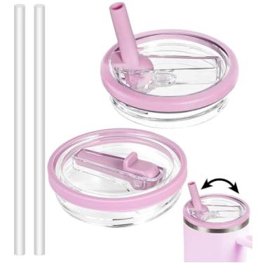 Imagem de Bagtopia Tampa de copo de substituição de 850 g compatível com Stanley Quencher, tampas de canudo à prova de vazamento, capa superior à prova de derramamento compatível com acessórios Stanley Cup