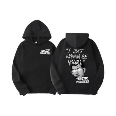 Imagem de Moletom Masculino Retro Rock Arctic Monkeys Com Capuz, Estampa De Álbu