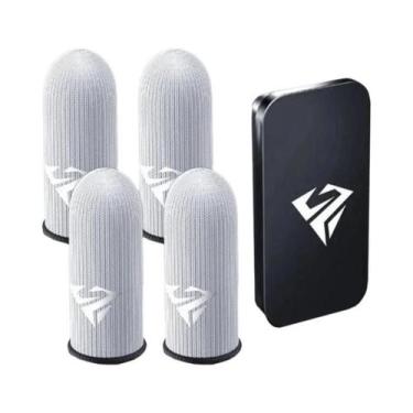 Imagem de Luvas De Dedo Para Jogos À Prova De Suor, Capas Para Pontas Dos Dedos 