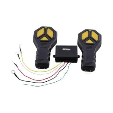 Imagem de Kit De Controle Remoto Universal Para Guincho 12V 24V Com Receptor Sem