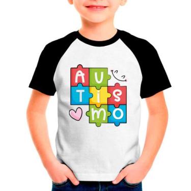 Imagem de Camiseta AUTISTA AUTISMO Moda Infantil Roupa Criança 02 - DESIGN CAMIS