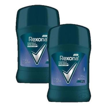 Imagem de 2 Desodorante Antitranspirante Stick Rexona Active Dry 45G