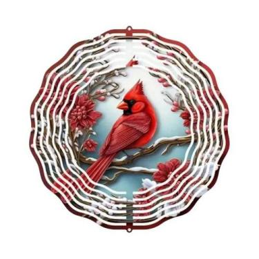 Imagem de Catavento Solar 3D Colorido Em Forma De Coruja Para Exterior 360 graus