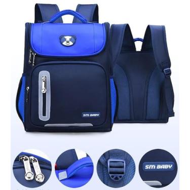 Imagem de Mochila Escolar LukeSports Reforçada Bear  Grande e Confortável Cor:Az