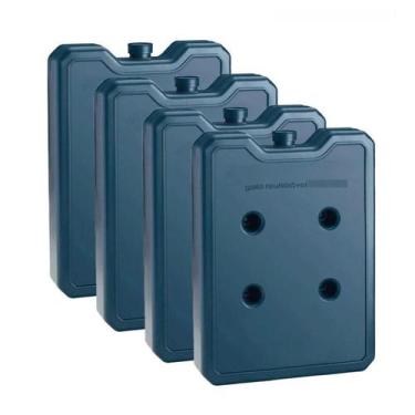 Imagem de Kit 4 Gelo Placa Reutilizável 500Ml Ideal Cooler Caixa