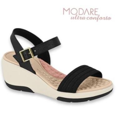 Imagem de Sandalia Modare Ortopedica Anabela Original Fascite Plantar Esporao-Feminino
