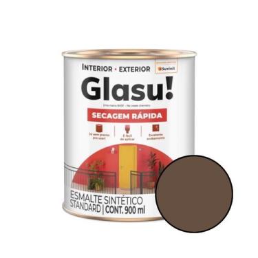 Imagem de Esmalte sintetico brilhante tabaco 0,9l glasurit - GLASU! ACABAMENTOS 