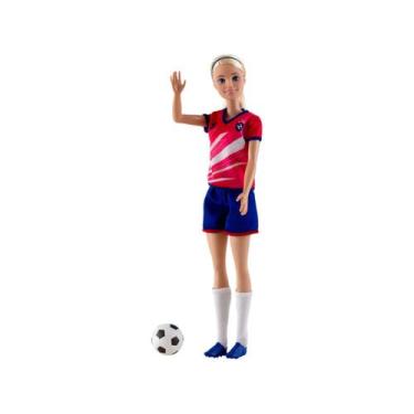 Imagem de Barbie Boneca Jogadora de Futebol - Mattel, Barbie Profissões